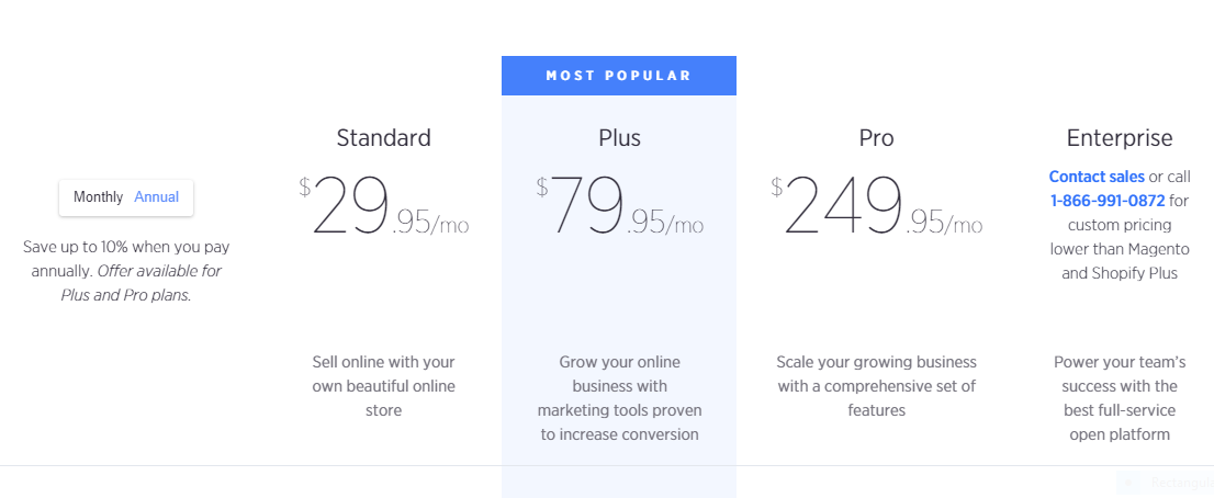 BigCommerce Pricing & Plans