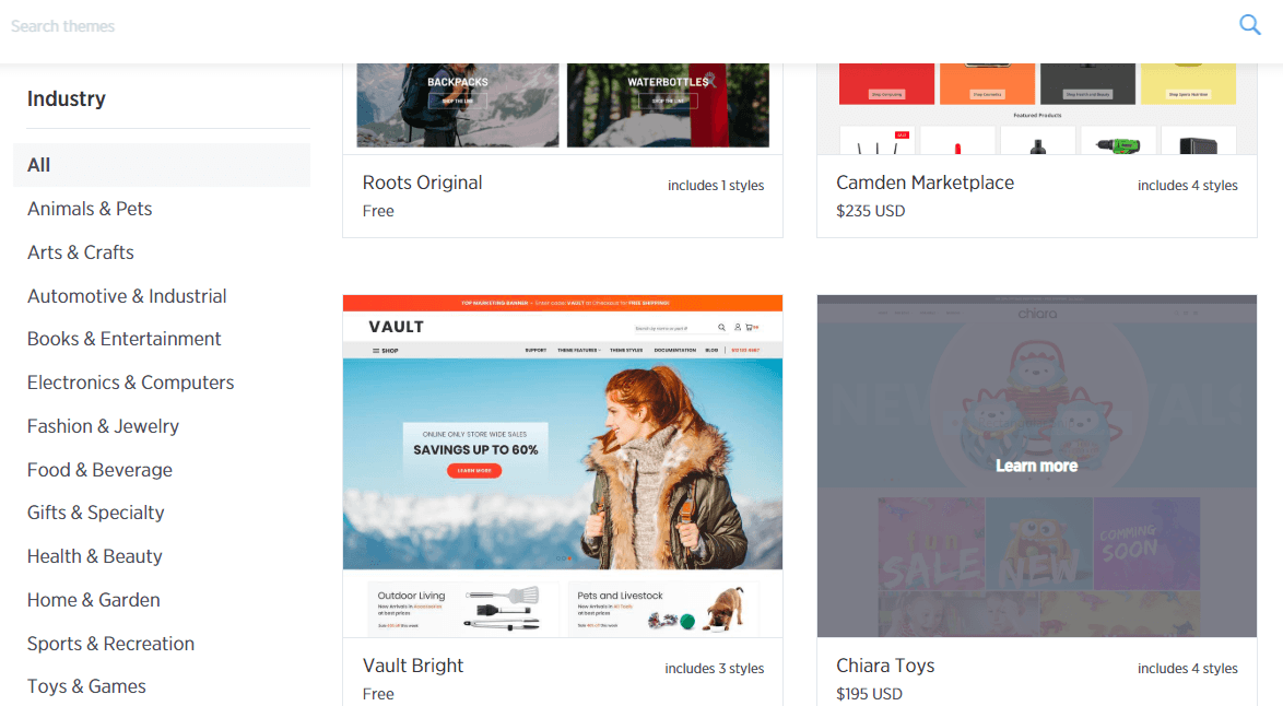 BigCommerce Themes